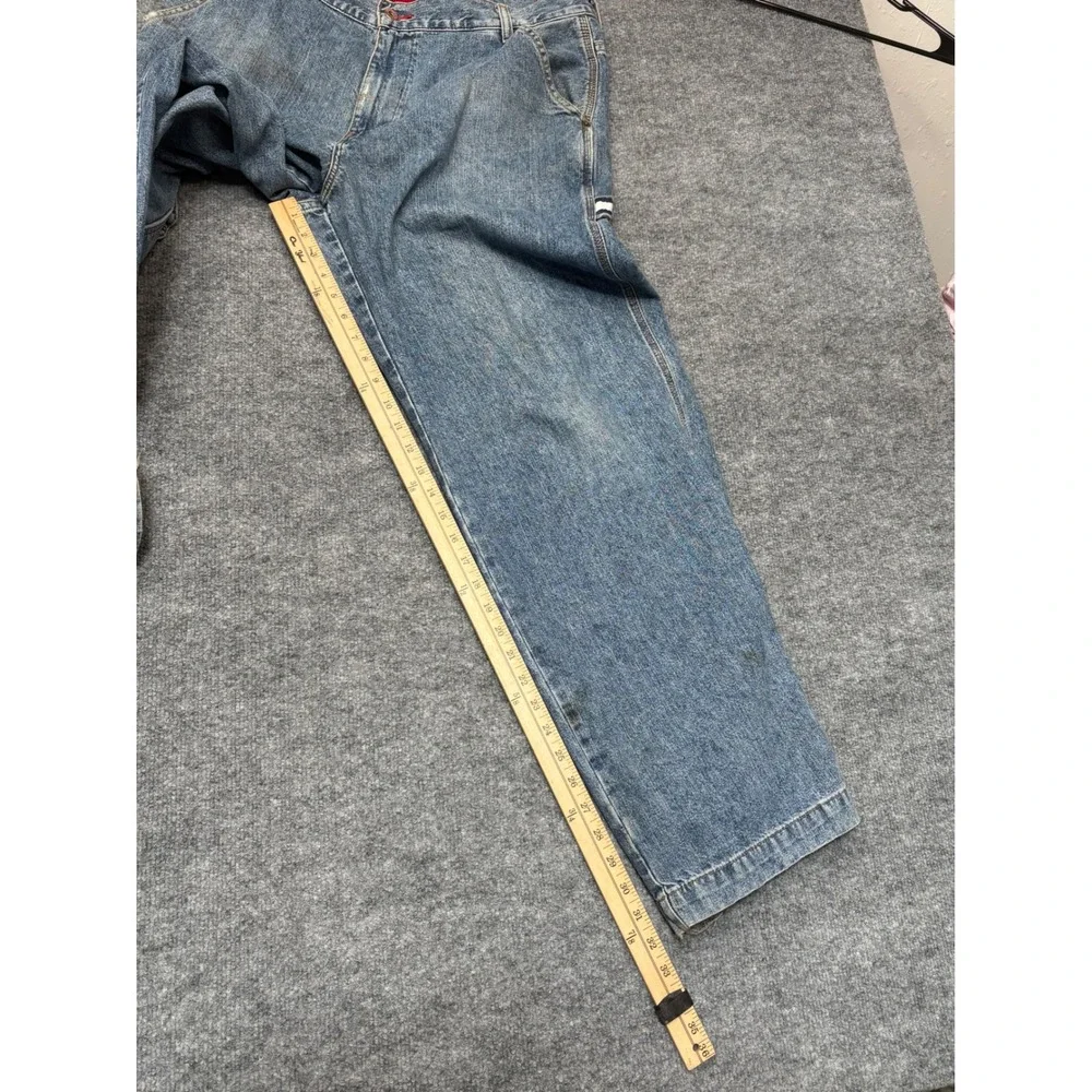 Vintage Tommy Hilfiger Carpenter Jeans Mens 34x32 Blue Denim Cargo Relaxed‎ Fit